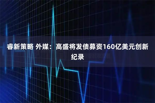 睿新策略 外媒：高盛将发债募资160亿美元创新纪录